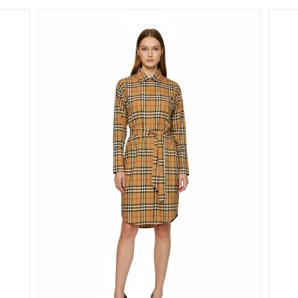 Burberry Nova Check Long Sleeve Shirt Dress - Excellent Condition - Picture 2 of 7